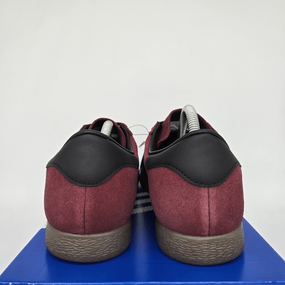 adidas Stadt  Men\'s Suede Burgundy Shoes Size 13 New JQ9009